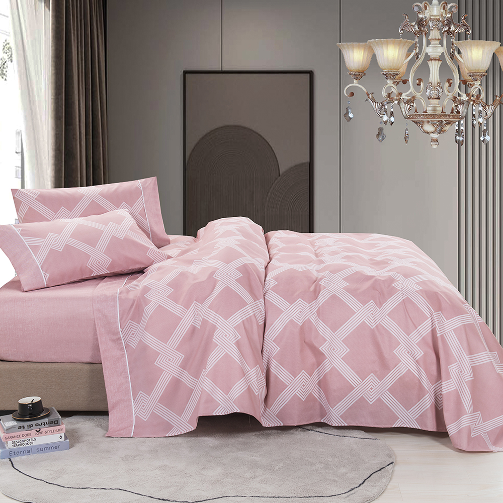 99.99 ٪ من البوليستر تيل تشتت طباعة 4 أجزاء من أوراق السرير